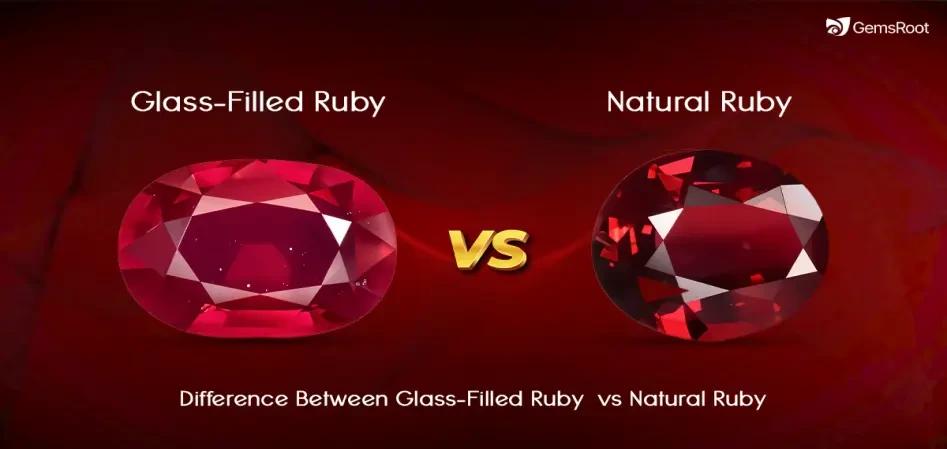 Difference Between Glass-Filled Ruby vs Natural Ruby